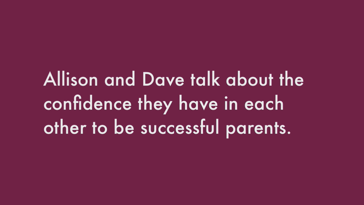 Allison and Dave Pregnancy Clip